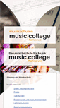 Mobile Screenshot of musiccollege-hannover.de