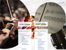 Tablet Screenshot of musiccollege-hannover.de